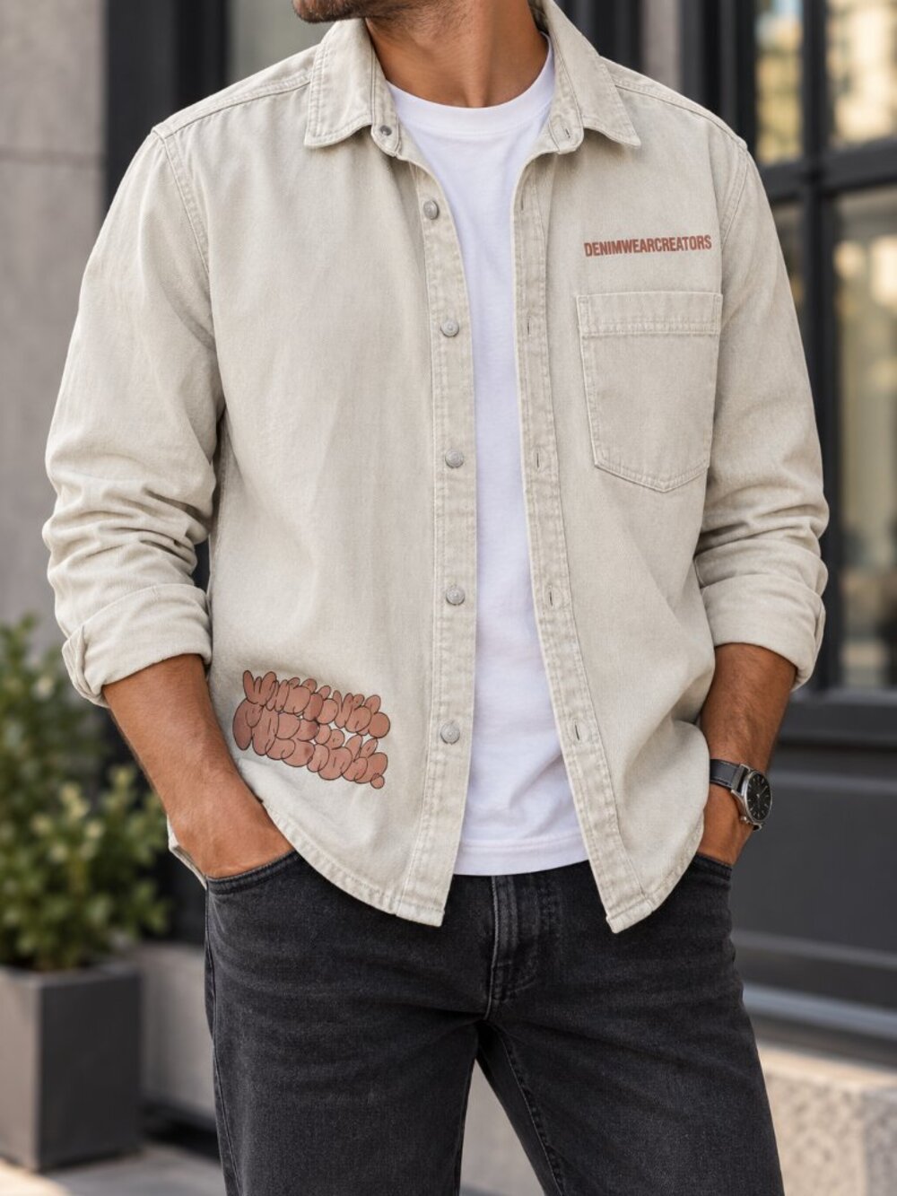 Zara DNWR Graphic Jacket SMALL
